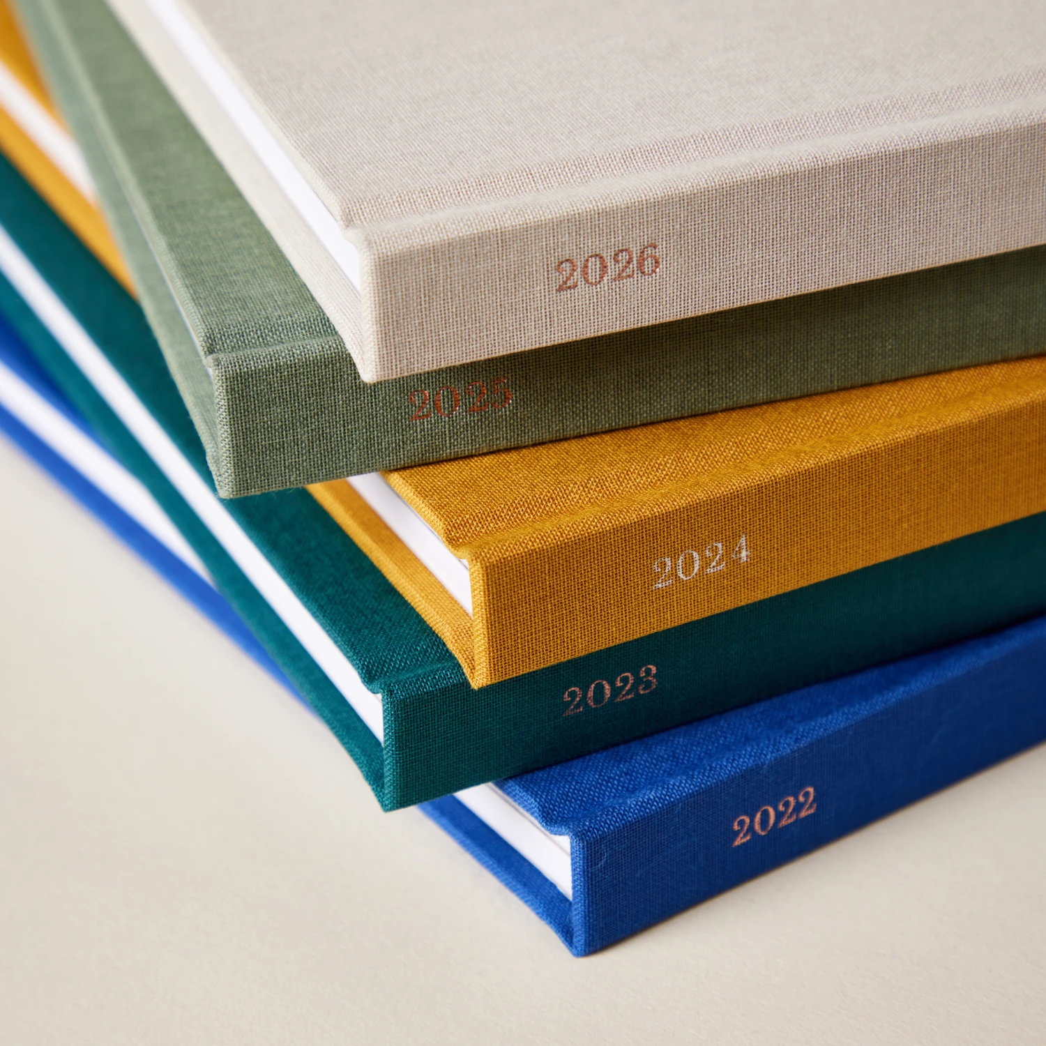Fabric Photo Book Foil Stamped Title