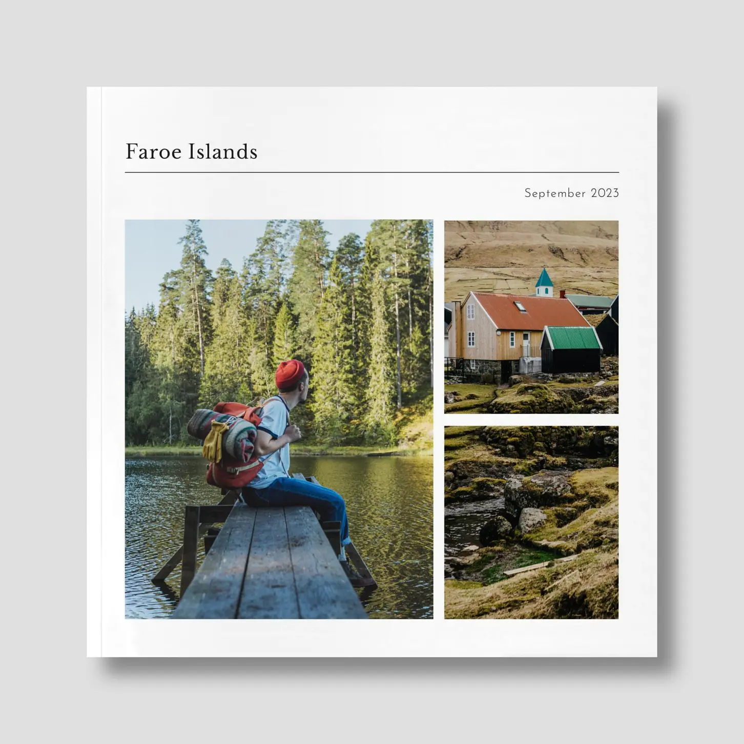Softcover Photo Book Modern Typewriter