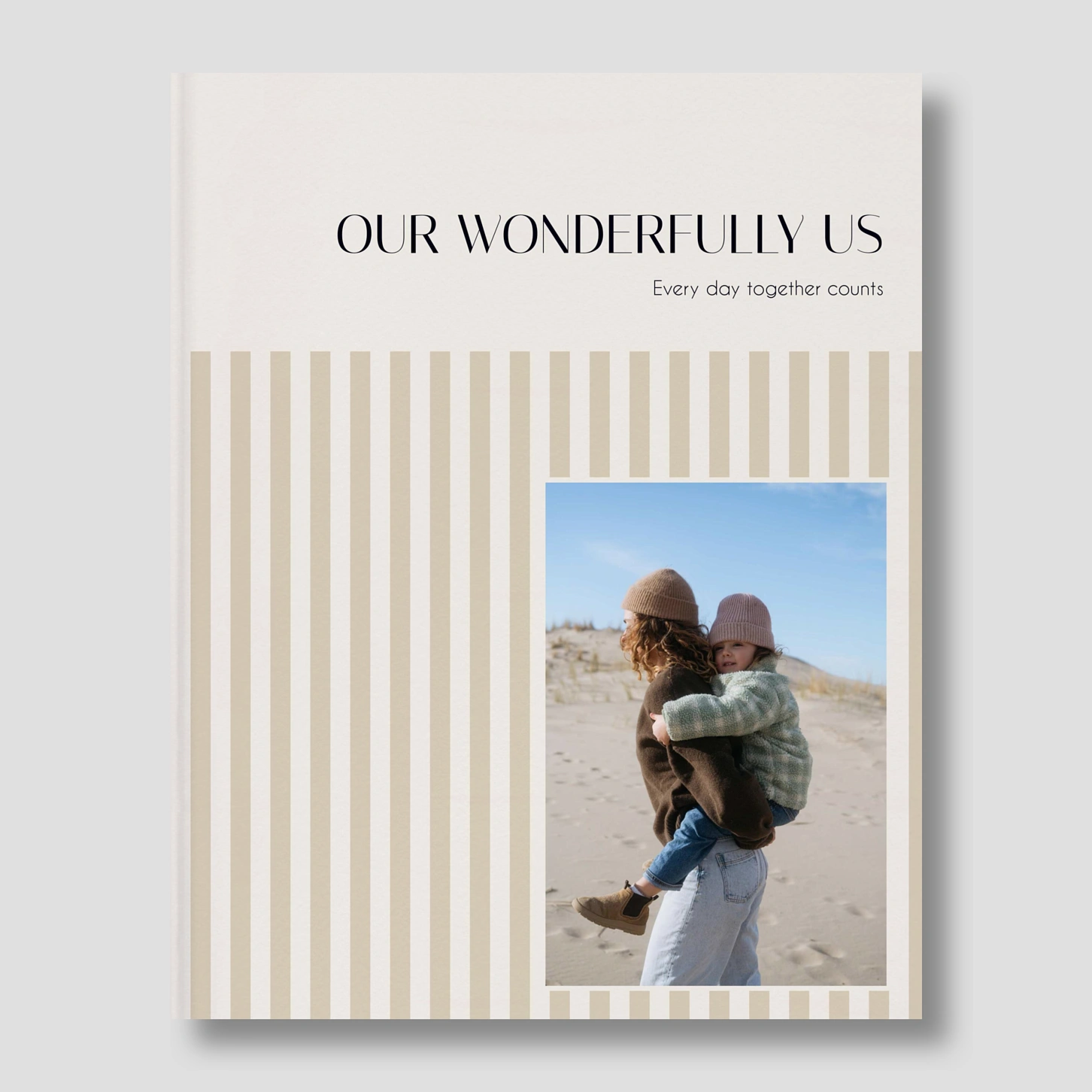 Hardcover Photo Book Playful Stripes
