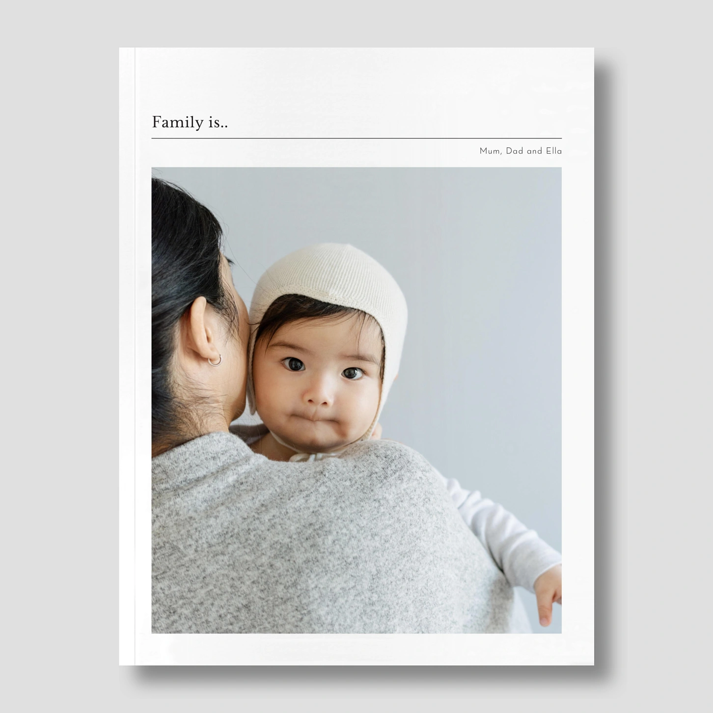 Softcover Photo Book Typewriter